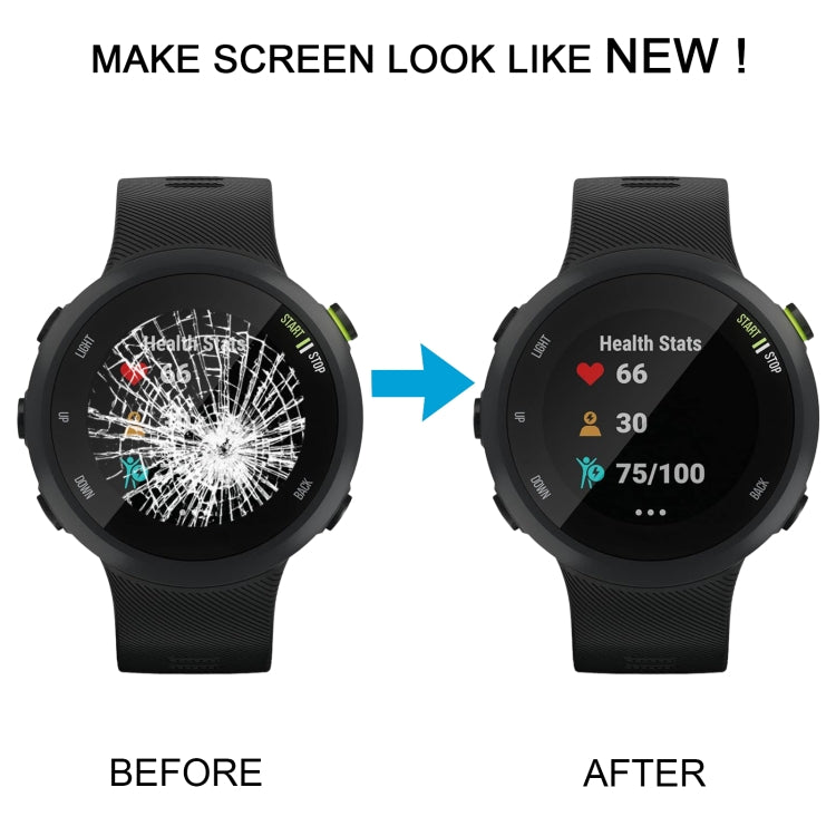 Pour Garmin Forerunner 45 écran LCD d'origine avec numériseur assemblage complet