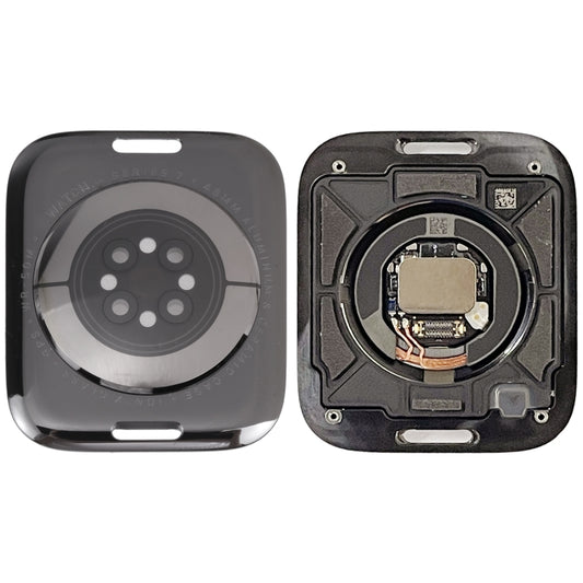 Pour Apple Watch Series 7 45MM Version GPS couvercle arrière en verre avec bobine de charge sans fil