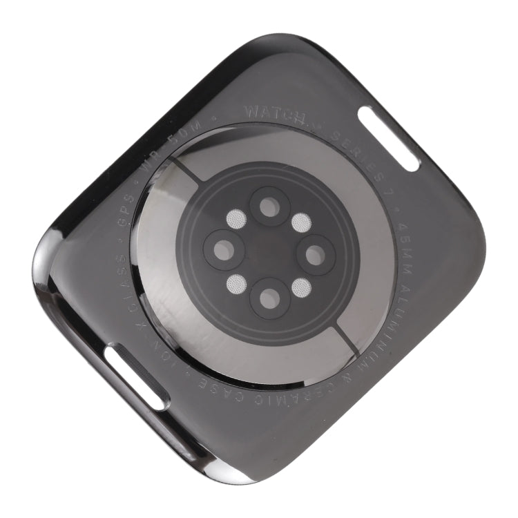 Pour Apple Watch Series 7 45MM Version GPS couvercle arrière en verre avec bobine de charge sans fil