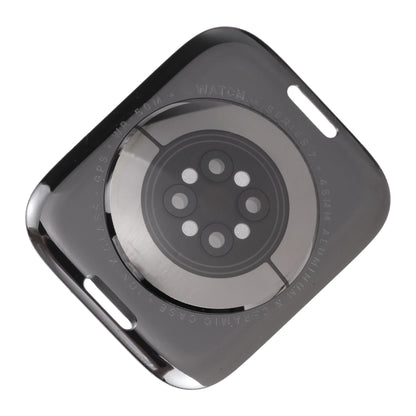 Pour Apple Watch Series 7 45MM Version GPS couvercle arrière en verre avec bobine de charge sans fil