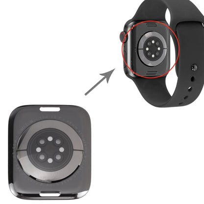 Pour Apple Watch Series 7 45MM Version GPS couvercle arrière en verre avec bobine de charge sans fil