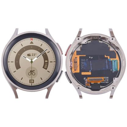 Ensemble complet de numériseur d'écran LCD d'origine avec cadre pour Samsung Galaxy Watch5 Pro 45 mm SM-R920/R925, For Samsung Galaxy Watch5 Pro 45mm (Original), For Samsung Galaxy Watch5 Pro 45mm(Original)