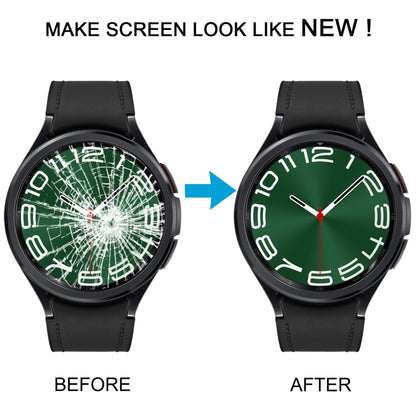 Pour Samsung Galaxy Watch6 Classic 43mm SM-R950 Lentille extérieure en verre d'écran avant d'origine, For Samsung Galaxy Watch6 Classic 43mm(Original)
