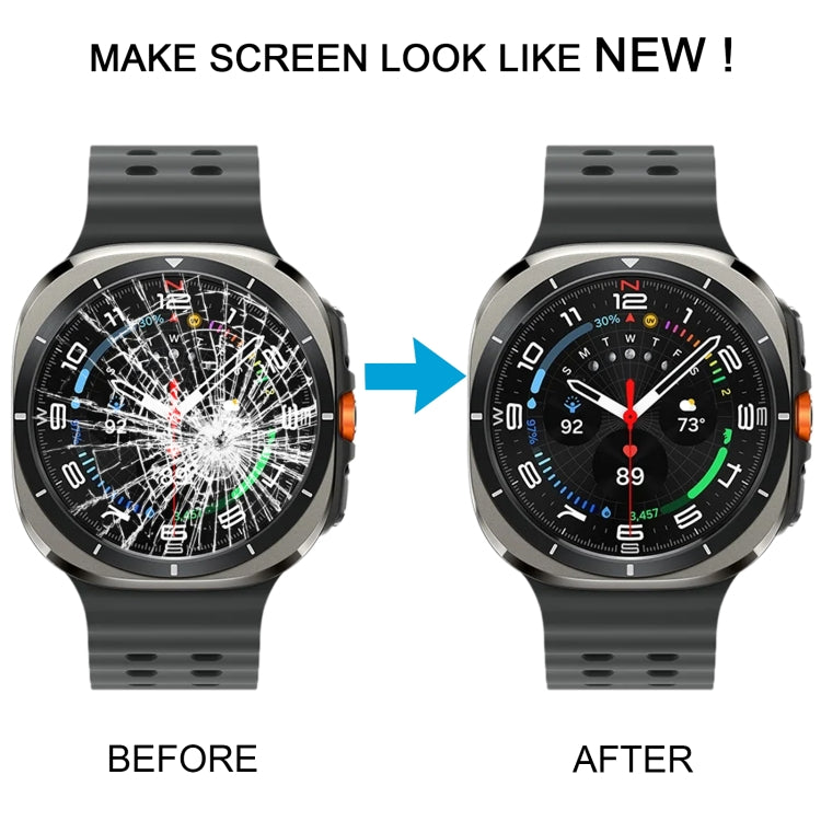 Pour Samsung Galaxy Watch Ultra SM-L705 Écran avant d'origine Lentille extérieure en verre, For Samsung Galaxy Watch Ultra(Original)