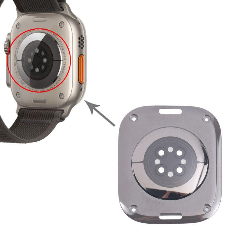 Coque arrière en verre pour Apple Watch Ultra 2 49 mm A2986 A2987 LTE Version