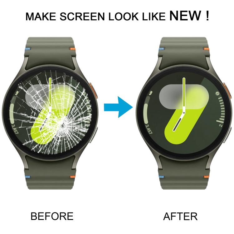 Verre extérieur d'écran avant d'origine pour Samsung Galaxy Watch7 44 mm SM-L310/L315, For Samsung Galaxy Watch7 44mm(Original)