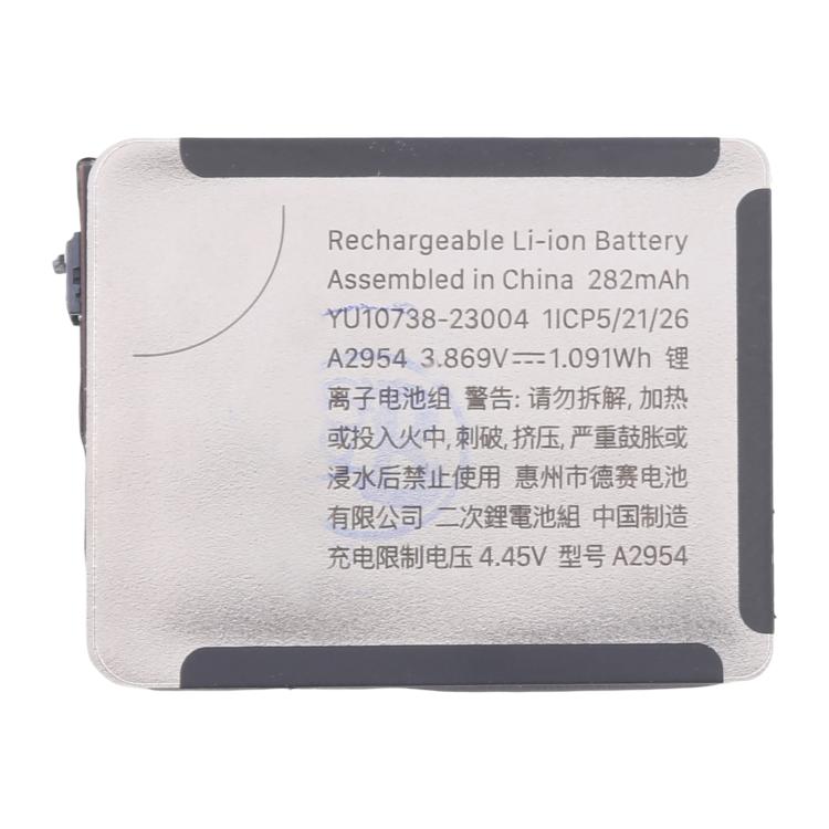 For Apple Watch Series 9 41mm A2954 282mAh Battery