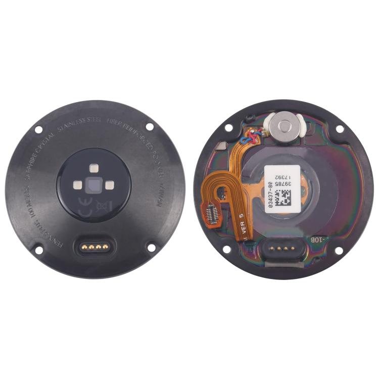Coque arrière d'origine démontée pour Garmin Fenix 5 Plus, For Garmin Fenix 5 Plus(Original,Black), For Garmin Fenix 5 Plus(Original,Silver)