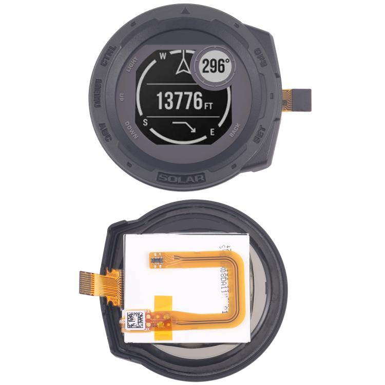 Écran LCD d'origine démonté avec numériseur et ensemble complet pour Garmin Instinct 1 Solar, For Garmin Instinct 1 Solar