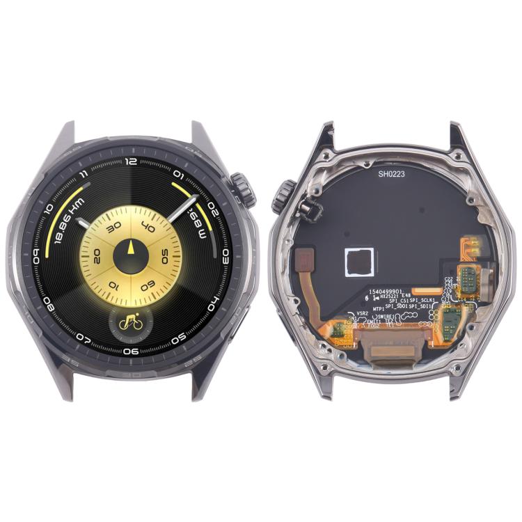 Écran LCD d'origine complet avec cadre pour montre connectée Huawei Watch GT 6 46 mm, For Huawei Watch GT 6 46mm(Original)