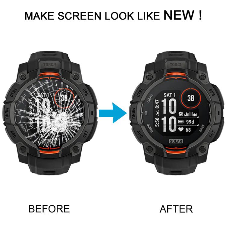 Écran LCD AMOLED 45 mm d'origine avec numériseur et ensemble complet pour Garmin Instinct 3, For Garmin Instinct 3 AMOLED 45mm(Original)