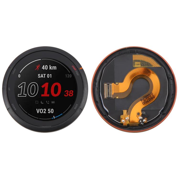 Écran LCD 46 mm avec numériseur (ensemble complet) pour Garmin Forerunner 255, For Garmin Forerunner 255 46mm, For Garmin Forerunner 255 46mm(Yellow)