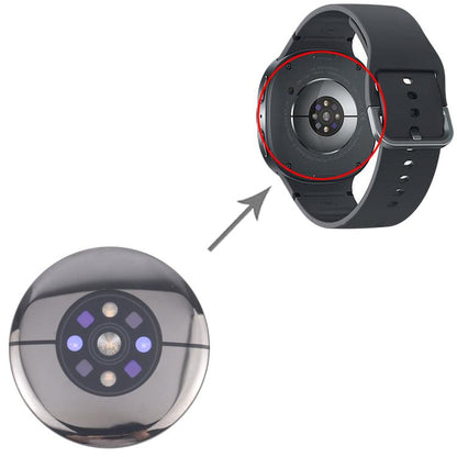 Protection d'objectif en verre avec capteur de fréquence cardiaque d'origine pour Samsung Galaxy Watch8 44 mm SM-L330/L335, For Samsung Galaxy Watch8 44mm(Original)