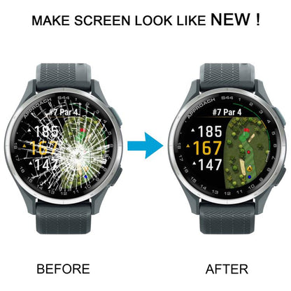 Écran LCD d'origine avec numériseur et ensemble complet pour Garmin Approach S44, For Garmin Approach S44(Original)