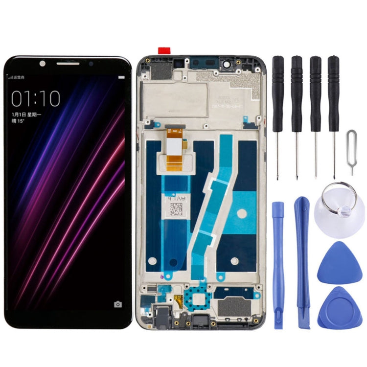 Écran LCD et numériseur complet pour OPPO A1, avec cadre